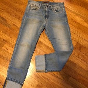Joe’s Jeans - light denim cuffed capris
